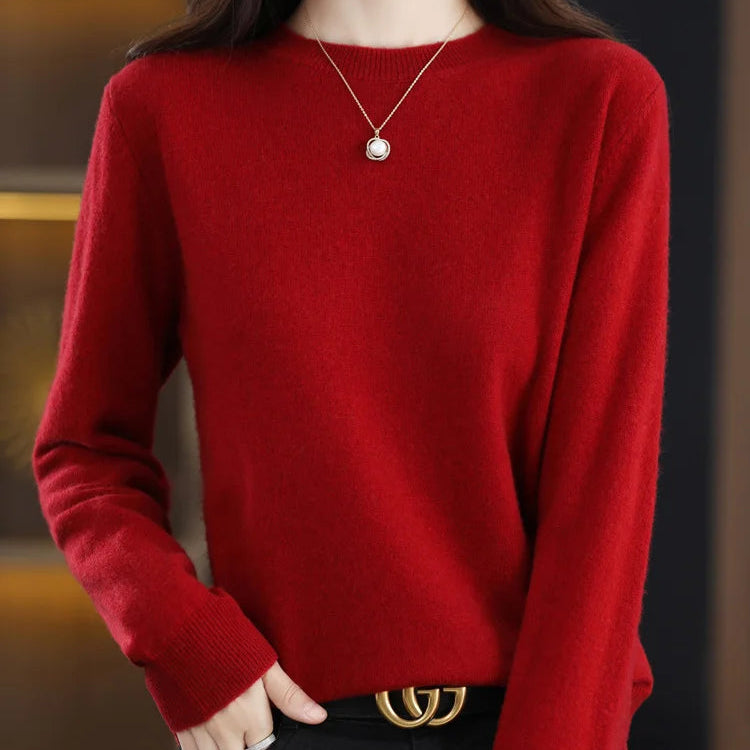 Jocelyn Rose Merino Wool Crewneck
