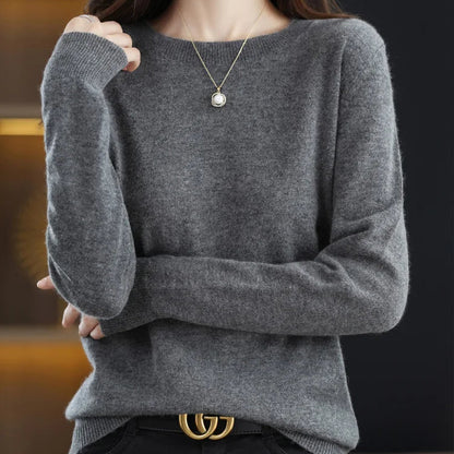 Jocelyn Rose Merino Wool Crewneck